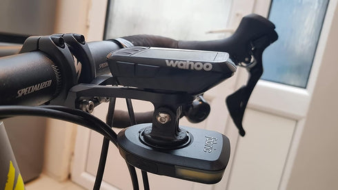 Out Front Combo Extended Mount for Wahoo Elemnt?Bicycle Mount for Wahoo Elemnt Bolt,Elemnt Mini,Sports Action Camera and Bike Lights...