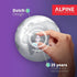 Alpine SleepDeep - Soft Ear Plugs for Sleeping and Concentration - New 3D Oval Shape and Noise Reducing Gel for Better Attenuation - 27 dB - Ideal...