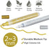Acrylic Paint Pens, 12 Pack (3 Black 3 White 3 Gold 3 Silver) 3mm Permanent Painting Markers DIY Craft for Rock Ceramic Glass Wood Plastic Canvas ...