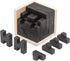 Wooden Brain Teaser Puzzle Skills Builder Shape Pieces Educational Toy for Kids and Adults (Black T and H Shape)...