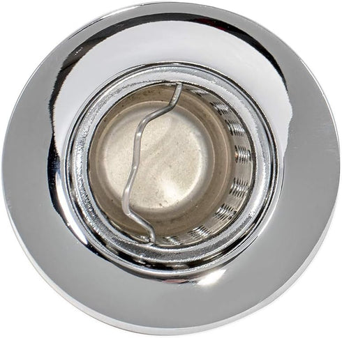 EZ-FLO 3 Inch Removable Kitchen Sink Strainer Drain Extended Shank Junior Duo, Stainless Steel, 1-7/8 Inch to 2-1/4 Inch Opening, 30037...