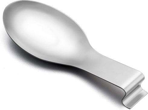 Spoon Rest, E-far Stainless Steel Spoon Ladle Holder Spatula Rest for Kitchen Stove Top, Large Size & Dishwasher Safe...