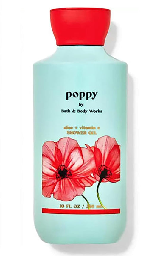 Bath & Body Works Signature Collection Shower Gel For Women 10 Fl Oz (Poppy)...