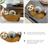 Angoily Animal Tape Dispenser Resin Sloth Staue Washi Tape Cutter Office Tape Holder for Home Office Supplies...