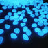 Glow Pebbles, 100 pcs Glowing Rocks, Glow in The Dark Stones for Outdoor Decor, Garden Lawn Yard, Luminous Pebbles for Landscaping, Walkway Pathwa...
