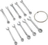 20pcs Mini Wrench Set Open End Wrench Ignition Wrench Sets With Chain Ring British/Metric Type Wrenches (Metric + British)...