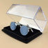 S&W SHLAX&WING Tie for Men Steel Blue Matching Cufflink Only...