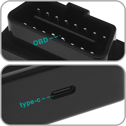 Car OBD Power Adapter PD 30W OBD to Type-C USB Female Adapter QC2.3/3.0/4.0 Charger for Dash Camera GPS Mobile Phones Tablets DVR Radar Detector.....