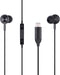 AT&T USB-C Corded Earbuds with Mic and Music Controls for iPhone 15, iPad, Google Pixel, Samsung Galaxy (Black, 47 in)...