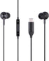 AT&T USB-C Corded Earbuds with Mic and Music Controls for iPhone 15, iPad, Google Pixel, Samsung Galaxy (Black, 47 in)...