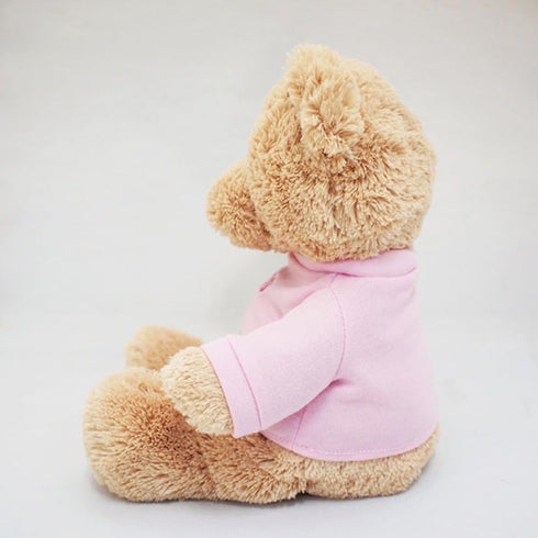 GUND It’s a Girl T-Shirt Teddy Bear Stuffed Animal Plush in Pink, 12” , Tan...