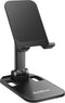 Folding Cell Phone Stand for Desk, Adjustable in Height and Angle Phone Holder, Widely Compatible with All Phones, Tablets, and Other Desk Accesso...