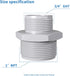 1" NPT Male to 3/4" GHT,Plastic Adapter Accessories for Water Hose and Sump Pump Easy Connection...