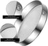Flour Sifter Stainless Steel Fine Mesh Strainers 11.8 Inch 60 Mesh Round Flour Sieve for Baking Cake Bread...