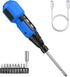 ORIA Cordless Electric Screwdriver Set, Rechargeable Cordless Screwdriver, Mini Electric Repair Tool Kit with 10 Bits, LED Lights, USB Cable, Bits...