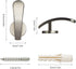Furge 4 Pieces Curtain Holdback,Wall Mounted Hooks Drapery Tiebacks with Screws Metal Decorative Curtain Holdbacks Decorative Window Drapery Holde...
