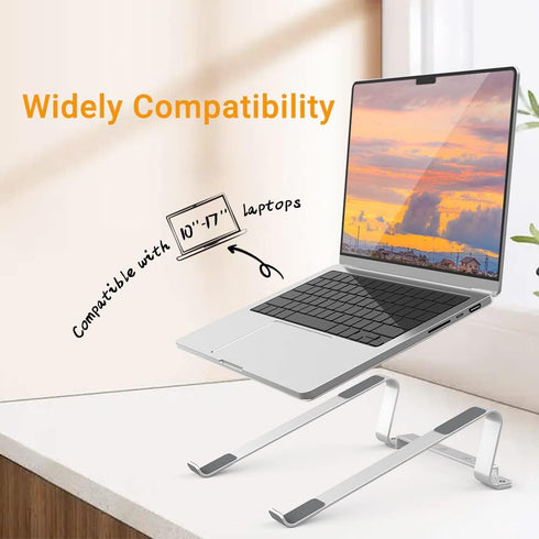 Macbook Laptop Stand Aluminum Cooling Ergonomic Computer Riser Holder BSL901S...