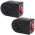 Grounded Outlet with ON Off Switch (2 Pack), Single Power Adapter Outlet Switch 15A 1875W/3 Prong Plug Switch in Black, ETL Listed...