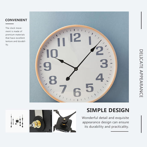 ifundom Clock Mechanism Replacement, High Torque Non Ticking Clock Movement Mechanism with 2 Sets Clock Hands, DIY Quartz Clock Motor Kit, Battery...