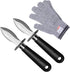 Oyster Shucking Knife Clam Knife Shucker Shellfish Seafood Opener with Non Slip Handle and Level 5 Protection Food Grade Cut Resistant Gloves(XL)...