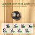 EUDEMON 4 Pack Updated Door Knob Cover Baby Safety Door Lock Childproof Safety Cover Door Handle Cover for Kids Safety (Clear-Black)...