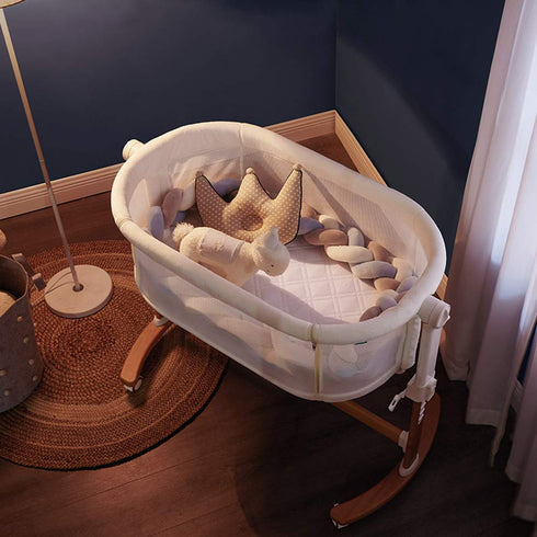 Yoofoss Waterproof Bassinet Mattress Pad Cover 2 Pack Fit for Hourglass/Oval Bassinet Mattress, Baby Bassinet Mattress Protector for Boys and Girl...