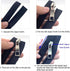 Zipper Roll by Yard #5 Bulk 10 Yards Nylon Zipper with 10pcs Sliver Sliders and 10pcs Colorfull Sliders for DIY Sewing Craft Projects (Black)...