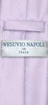 Vesuvio Napoli Narrow NeckTie Skinny Lavender Purple Men's Thin 2.5" Neck Tie...