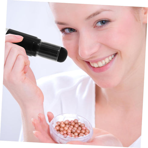 loose powder brushes cosmetic brushes foundation brush nail dust brush blusher brushes blush brush applicator paint makeup brush plastic telescopi...