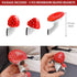 3 PCS Mushroom Refrigerator Magnets, Fairy Tale Red Mushroom Fridge Magnets, Cute Plant Fridge Magnets, Home Office Creative Refrigerator Sticker....