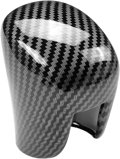 ABS Automobile Shift Knob Cover Carbon Fiber Decorative Cover Fit for Honda Civic 2022 2023, Honda CRV HRV 2023, Honda Accord 2018-2023 All-Inclus...