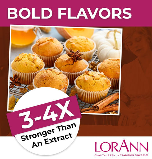 LorAnn Oils Super Strength Flavoring - Used For Candy Making, Flavoring Extracts, Baking, Hard Candy, and Flavor Oils - Bold, Natural Flavors 4X S...