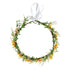 DDazzling Green Leaf Floral Crown Eucalyptus Flower Women Girls Headband Flower Headpiece Bridal Halo Photo Prop (Sunflower Yellow)...