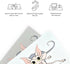 Silicone Cat Serving Mat – Waterproof and Anti-Slip, Ideal for Cat Bowls, 18 * 13" (White)...