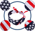 American Flag Bandana Scarf for Men Women Flag Scarf Neck Scarf Head Wrap PSWJ02...