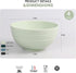 shopwithgreen Plastic Cereal Bowls, Resuable Bowls for Kitchen, Set of 4, Microwave and Dishwasher Safe, for Soup, Oatmeal, Ramen, RV, Camping, Ki...
