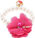 Pet Pearl Flower Collar, Elastic Cat Collar Choker Necklace Pet Dog Cat Jewelry Necklace for Puppy Collar Jewelry Accessory(Rose Red)...