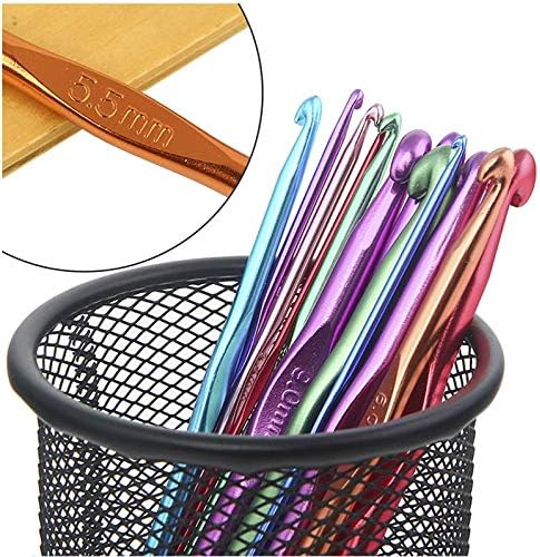 14PCS Aluminum Crochet Hooks Knitting Needles Craft Yarn 2.0mm/2.5mm/3.0mm/3.5mm/4.0mm/4.5mm/5.0mm/5.5mm/6.0mm/6.5mm/7.0mm/8.0mm/9.0mm/10.0mm......