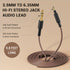 OneOdio Fusion A71/HiFi/Pro C/Pro M Wired Headphones Audio Cable Brown - 6.35mm to 3.5mm......