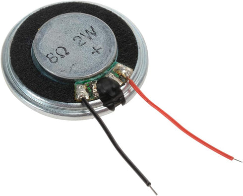 YXQ 2W 8 Ohm Micro Internal Speaker Magnet Loudspeaker 28mm Dia Round Metal Shell Wire DIY Slim PC Laptop(4Pcs)...