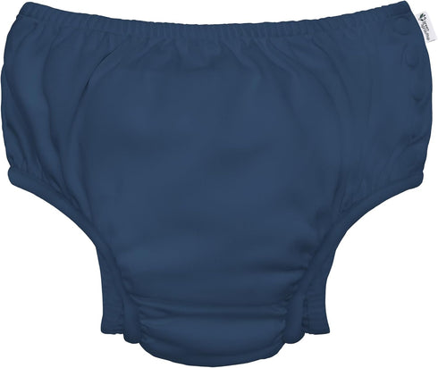 green sprouts Reusable Snap Swim Diaper Navy Solid-4T...