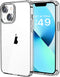 JJGoo Compatiable with iPhone 13 Case Clear, Transparent Shockproof Phone Case, Slim Anti-Scratch Hard PC Back Protective Cover Bumper, Clear...