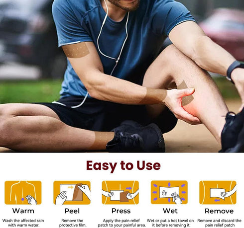 64 pcs Tiger Balm Ultra Strength,Tiger Balm Patches,Chinese Red Tiger Back Patch Ultra Strength Heat Patches for Muscle Joint of Knee Shoulder Nec...
