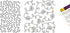 Quilting Creations Stencils for Machine and Hand Quilting | 2 Quilt Plastic Stencils for Stippling, Background, Patterns | Floral Stipple, Standar...