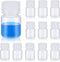 Tatuo 12 Pcs 1oz Pill Bottle Sample Bottles Polypropylene Wide Mouth Reagent Bottle Plastic with Screw Caps Translucent PP Sample Containers with ...
