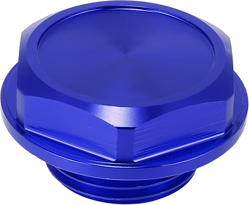X AUTOHAUX Blue Aluminum Alloy Gas Engine Oil Filler Cap Plug Cover for Toyota TRD Highlander RAV4 Yaris Camry Corolla Tacoma Land Cruiser...