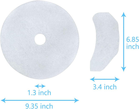 25 Pieces Compatible Cloth Dryer Exhaust Filter Set Replacement for Panda/Magic Chef/Sonya/Avant