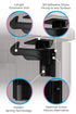 Invisible Cabinet Locks for Baby Proofing – No Tools Needed – Secure Drawers & Cabinets Instantly – 12 Pack...