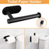 TocTen 5 Pieces Self Adhesive Towel Bar Set, Stainless Steel Bathroom Hardware Set Include Towel Rack, Toilet Paper Holder, 3 Packs Towel Hook, No...