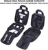 VIIDOO Molle IFAK Pouch Red Rip Away -First Aid Molle Pouches Tactical Medical Pouches for Hiking Camping...